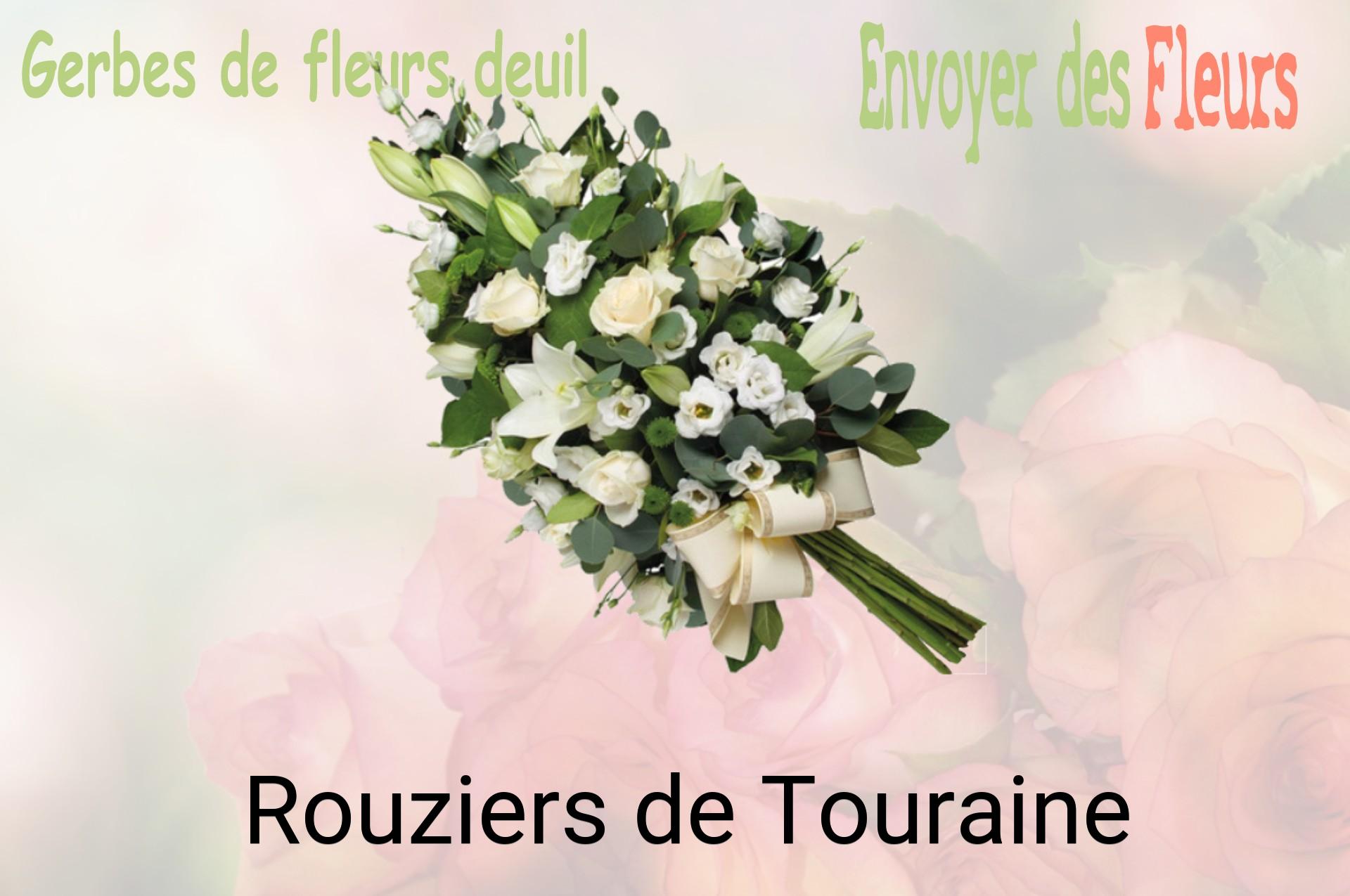 Gerbe de fleurs de deuil livrée à Rouziers-de-Touraine